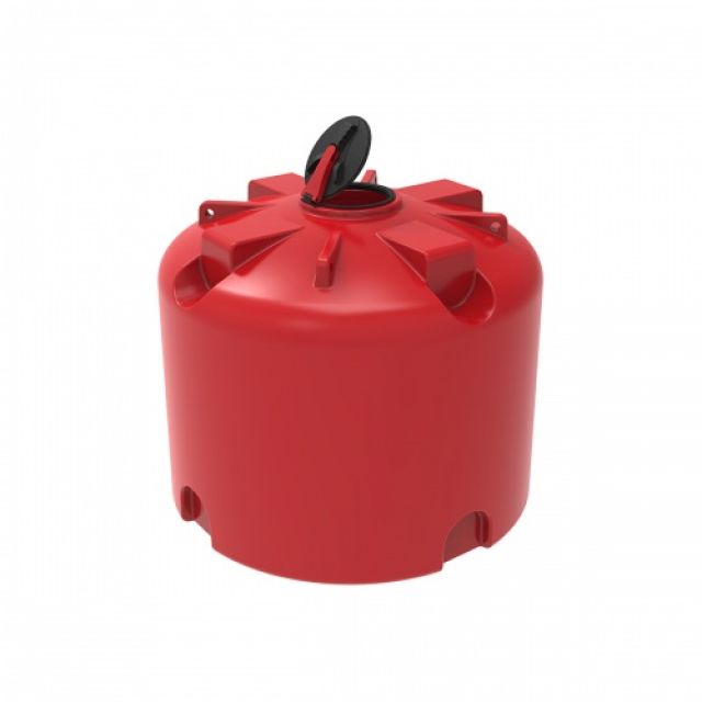 Емкость вертикально-цилиндрическая усиленная TR 4500 л (красная) для КАС/ЖКУ/СЗР 