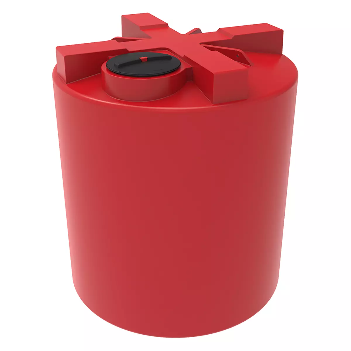 Емкость вертикально-цилиндрическая T 10000 л для КАС усиленная (красный) 