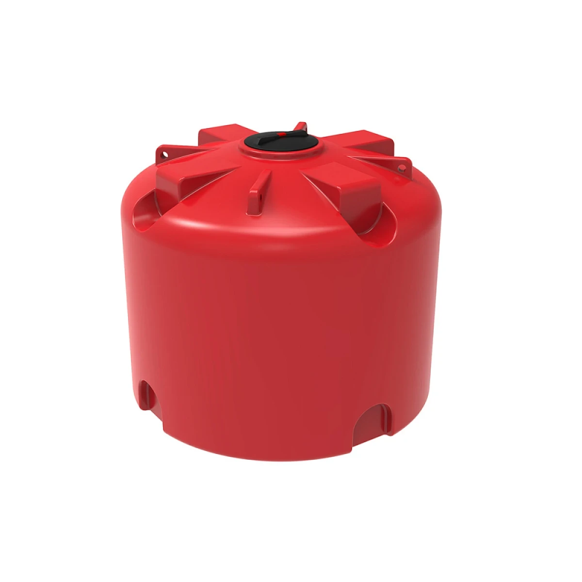 Емкость вертикально-цилиндрическая усиленная TR 4500 л (красная) для КАС/ЖКУ/СЗР 