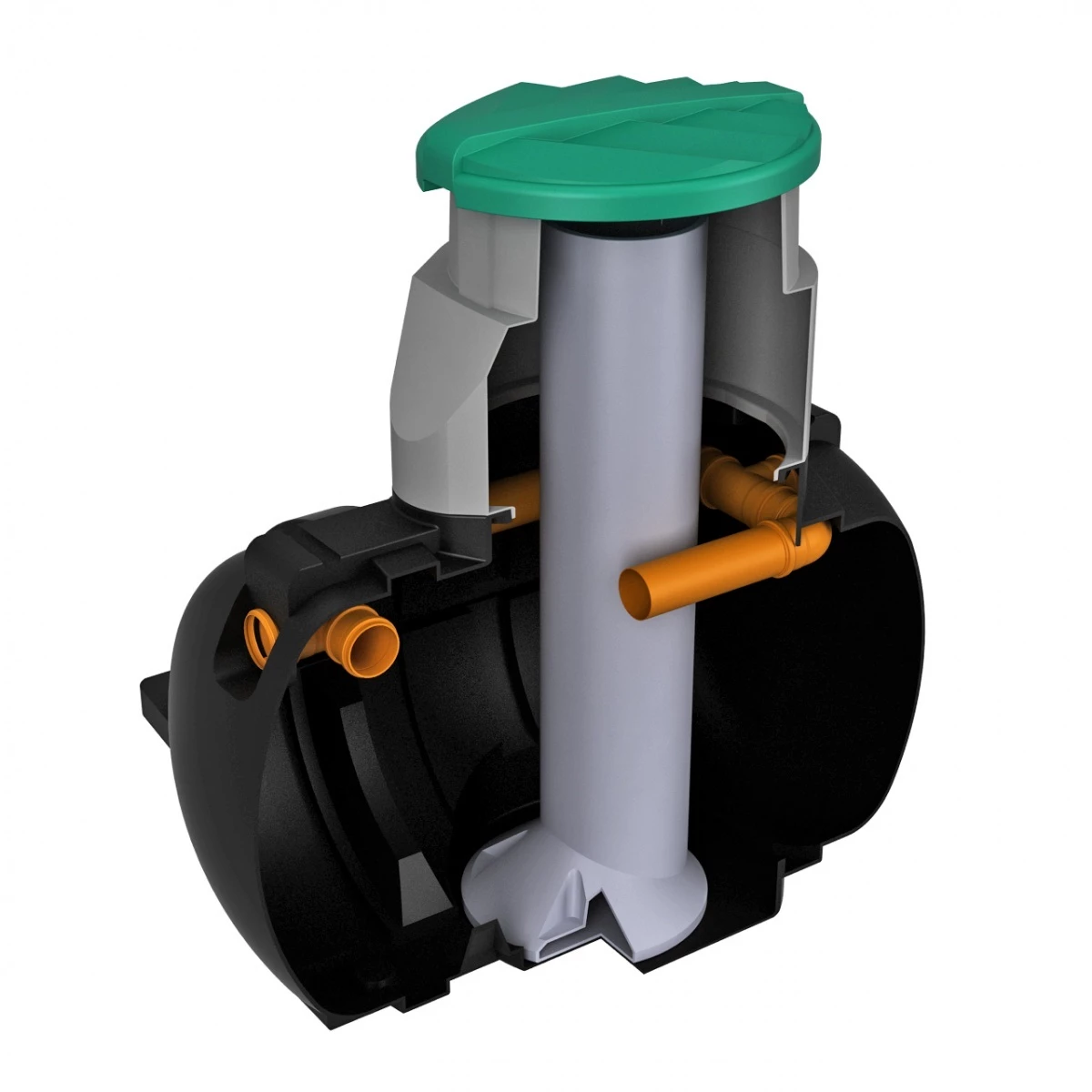 Биофильтр Rostok 1 м3 (чёрный) 